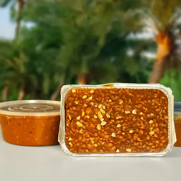 বাদাম নারিকেল মসলা মিক্স গুড়